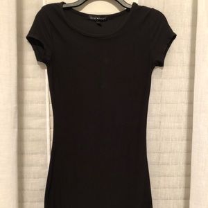 Black/Grey T-shirt Dress